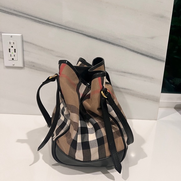 Burberry Canterbury Tote House Check Canvas Bag - Picture 3 of 6